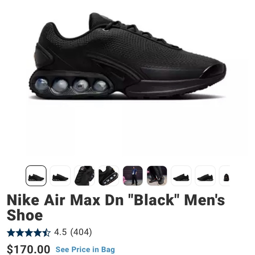 Nike Air Max DN Triple Black Sneakers